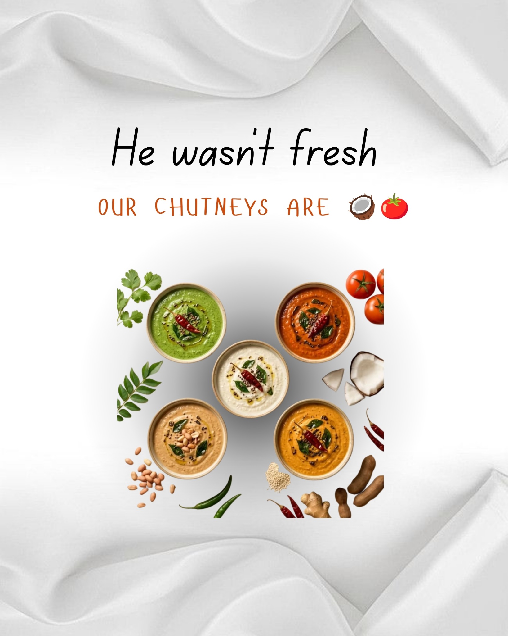 Idly Katha food promotional creative
